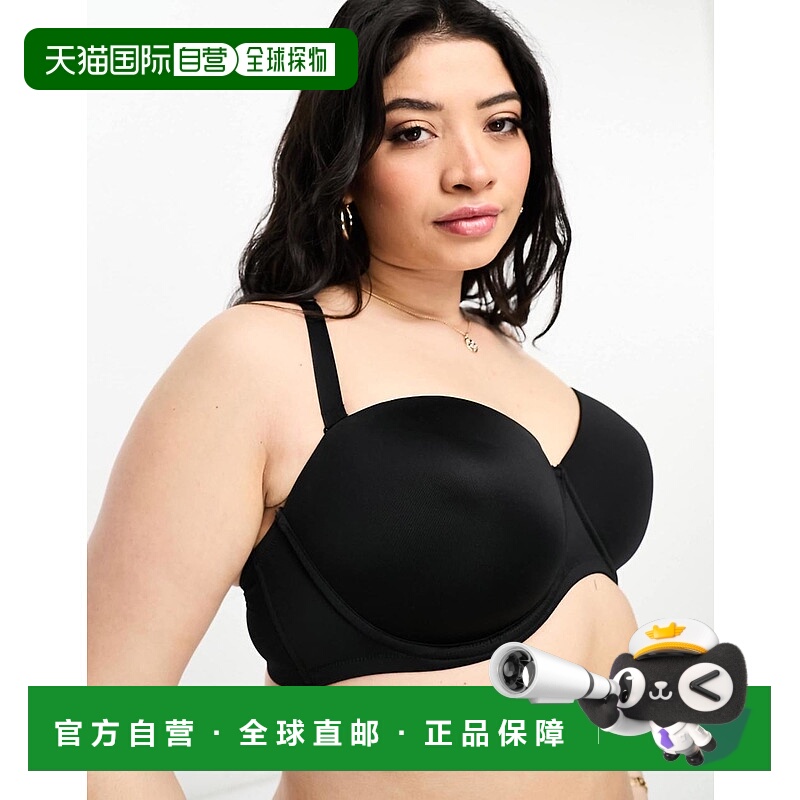 1h可退 香港直邮ASOS 女士 Curve moulded 设计超细纤维多穿法无(
