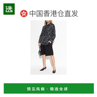 香港直邮R13 女士短裤 R13WR167R696A0BLACKWHITEPINSTRIPE