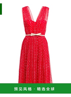 1h可退 香港直邮Elisabetta Franchi 女士 中长连衣裙 red红色 舒