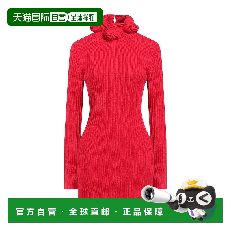 1h可退 香港直邮Blumarine 蓝色情人 女士 紧身连衣裙 red红色 舒