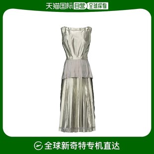 香港直邮Maison S51DD0007S76692 拼接设计中长连衣裙 Margiela