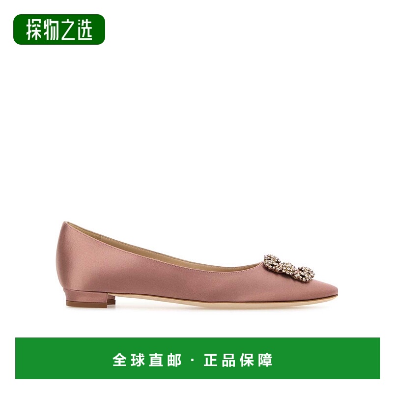 香港直邮Manolo Blahnik 尖头芭蕾舞鞋 HANGISIFLATLSMOR9XX0349