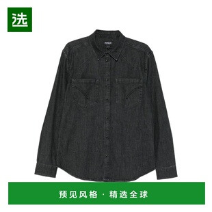 1h可退 香港直邮Dondup 男士 衬衫 UC347SLP5999 black黑色 舒适