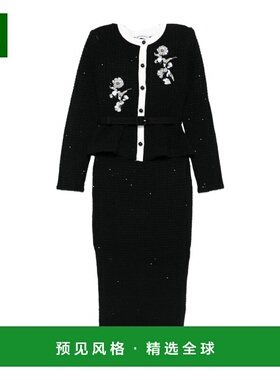 香港直邮SELF-PORTRAIT 女士连衣裙 SC25013MB AW2025 黑色 花卉