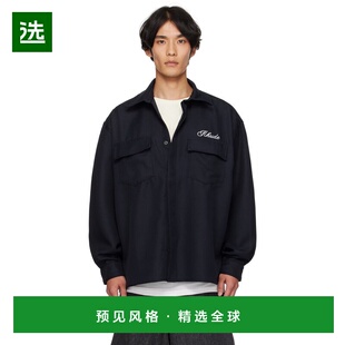 1h可退 香港直邮Rhude 男士 黑色 Boxy LS Work 衬衫 RHPF25SR027