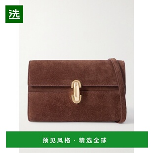 1h可退 香港直邮SAVETTE 女士 Symmetry 19 绒面革肩包 H03803032