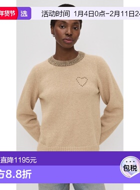 1h可退 香港直邮Xirena 女士 Valentin 羊驼毛毛衣 beige米色 舒