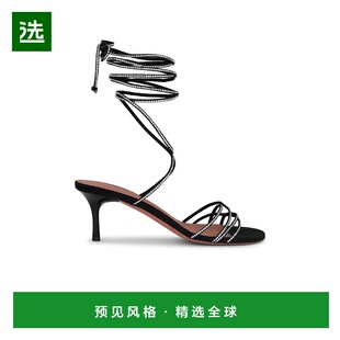 1h可退 香港直邮Amina Muaddi 女士 Lori 60 绑带凉鞋 14S363512L