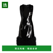 Chiara 1h可退 闪亮亮片羽毛 Tahari Heritage 美国直邮 Elie