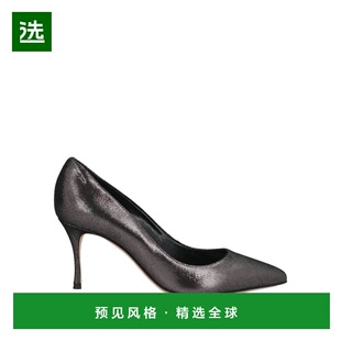 1h可退 香港直邮Sergio Rossi 塞乔·罗西 女士 浅口鞋 grey灰色