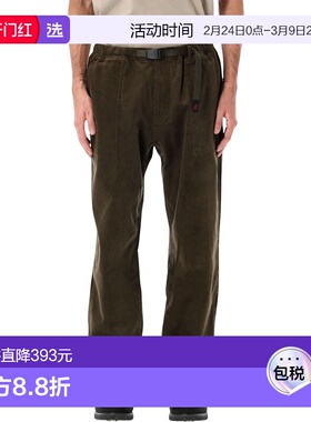 1h可退 香港直邮Gramicci 小野人 男士 Ridge 灯芯绒宽松款锥形长