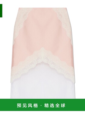 香港直邮Jil Sander 饰边半身裙 J03MA0257J55099长裙a字裙中长裙