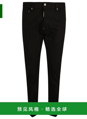香港直邮DSQUARED2 男士牛仔裤 S74LB1742S39781 AW2025 黑色