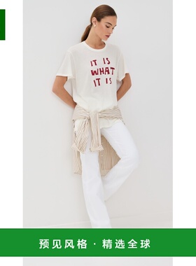 1h可退 香港直邮R13 女士 Boy 喇叭型牛仔裤