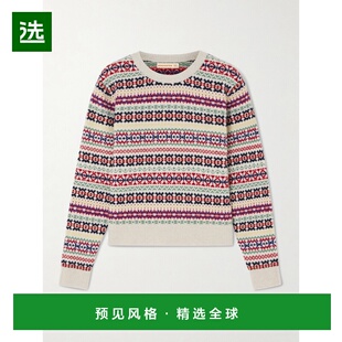 1h可退 香港直邮DAUGHTER 女士 'Fair Isle' 羊毛毛衣 WL22251ECR