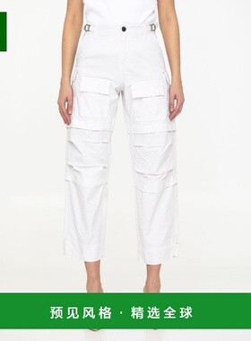 1h可退 香港直邮DARKPARK 女士 长裤 CDPM004CO518004 white白色