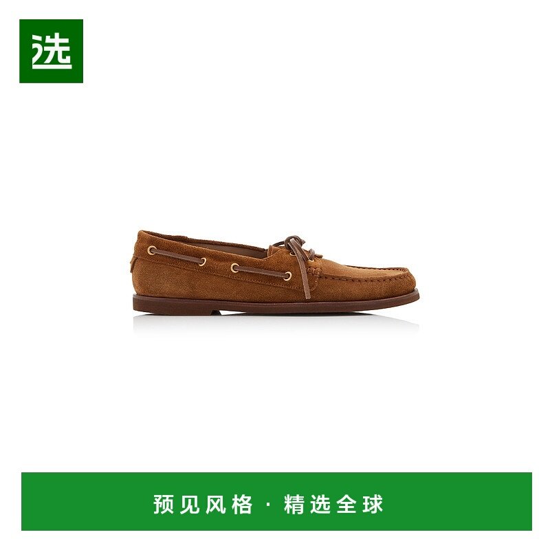 1h可退 香港直邮Gianvito Rossi 吉安维托·罗西 女士 绒面革船鞋,女鞋,浅口单鞋,淘宝优惠券,粉丝福利购,淘宝优惠卷