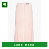 香港直邮Simone Rocha 蒙娜·罗莎 1h可退 女士 荷叶边真丝雪纺中