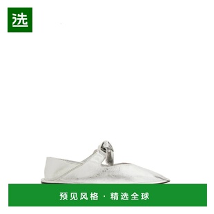 香港直邮HEREU 女士芭蕾乐福鞋 LLAMWFS240064LIGHTSILVER CO女鞋