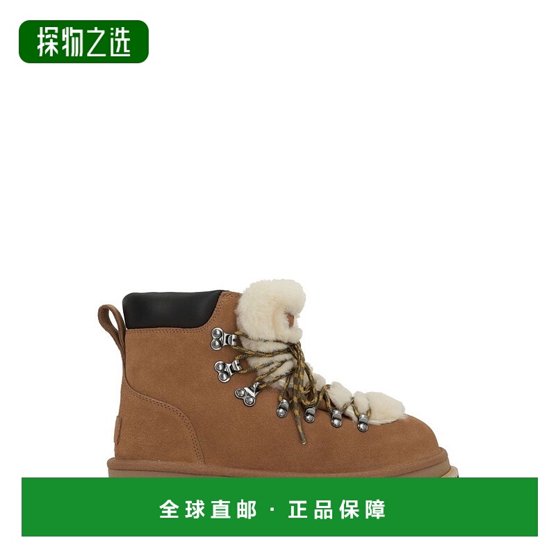 香港直邮Ugg 男士 UGG X Sacai 毛邊繫帶踝靴 1178390