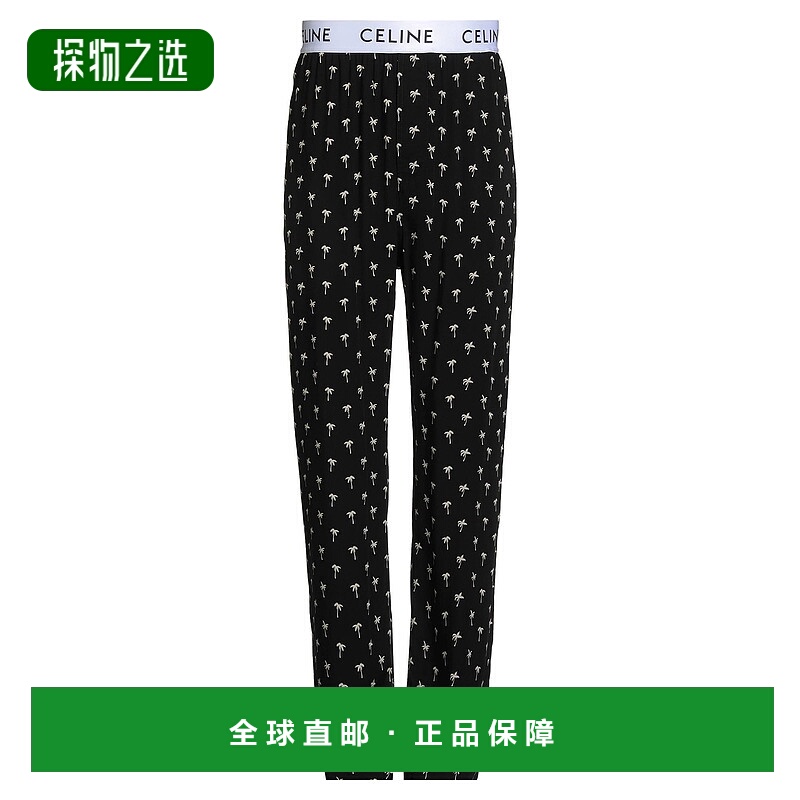 香港直邮Celine 思琳 男士 休闲长裤 black黑色 舒适时尚