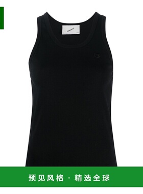 香港直邮COPERNI 女士衬衫 COPJS12510CBLACK SS2024 黑色 徽标背