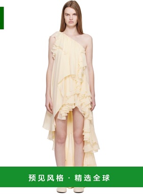 1h可退 香港直邮Collina Strada 女士 黄色 Violet 连衣裙 XX4041