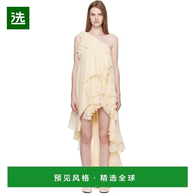 1h可退 香港直邮Collina Strada 女士 黄色 Violet 连衣裙 XX4041