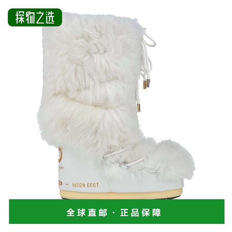 香港直邮moon boot 月亮靴 女士 靴子 white白色 舒适时尚