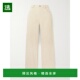 香港直邮Staud 女士 Grayson 1h可退 棉质花呢阔腿裤 R24S4108TWI