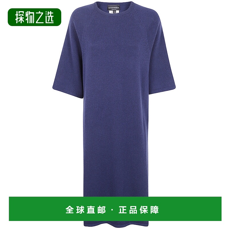 香港直邮Emporio Armani 安普里奥·阿玛尼 女士 OVER 短袖连衣裙