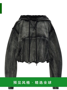 香港直邮R13 女士卫衣 R13WK215K001O0WASHEDBLACK AW2025