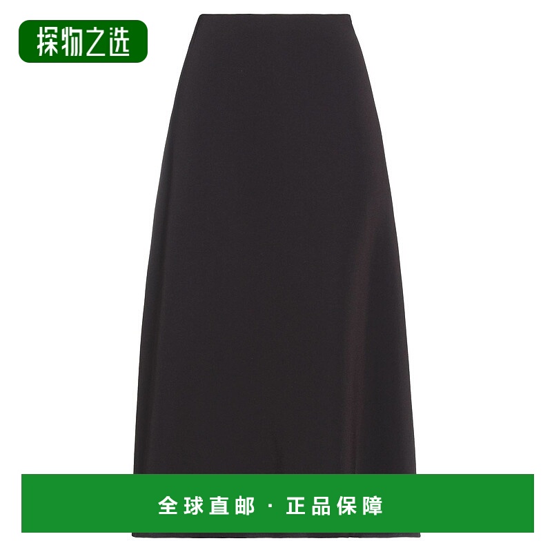 香港直邮THEORY 希尔瑞 女士 中长半身裙 brown棕色 舒适时尚