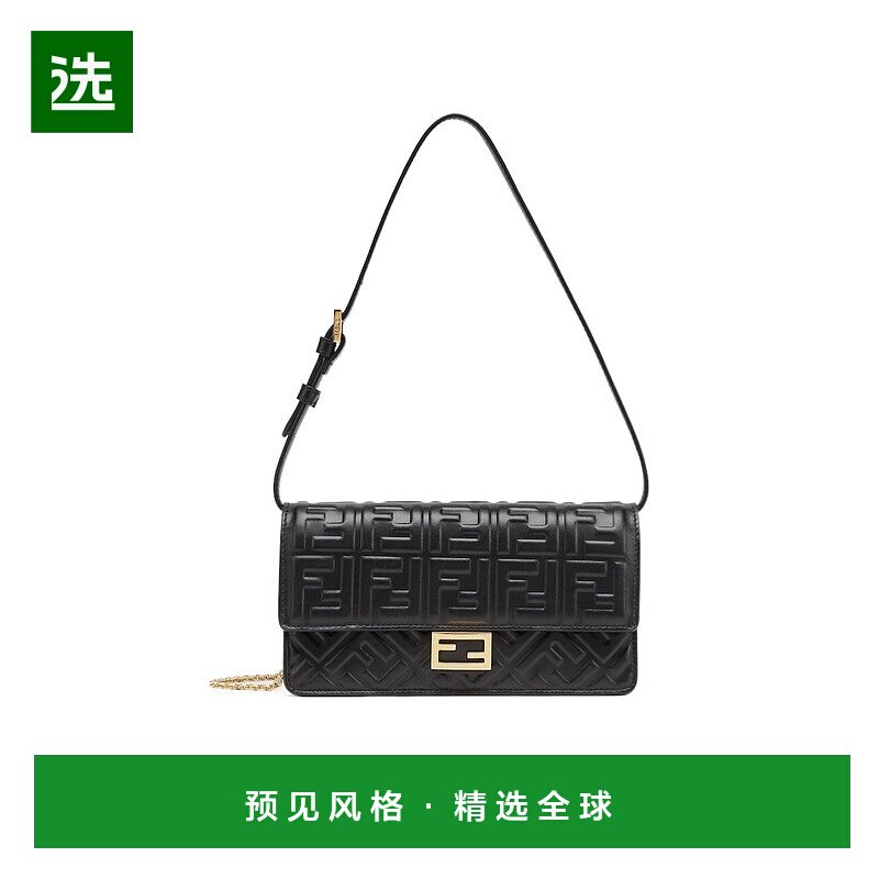 香港直邮Fendi Baguette链条单肩包 8M0498AAJD斜挎包