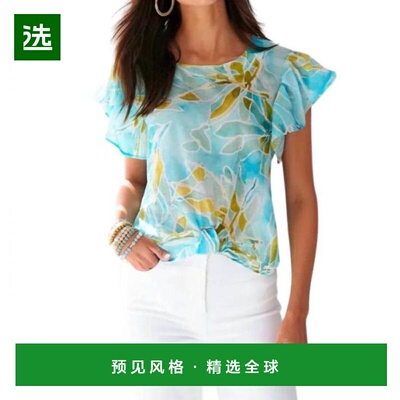 1h可退 【美国直邮】finley 女士 衬衫宽松纯棉上衣正品时尚舒适