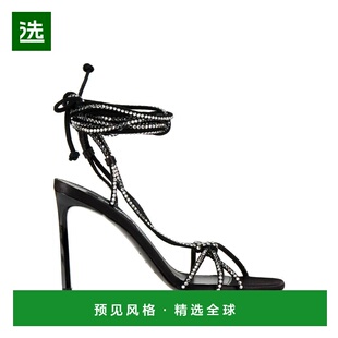 1h可退 香港直邮Sergio Rossi 塞乔·罗西 女士 凉鞋 black黑色