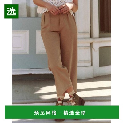 1h可退 【美国直邮】the great 女士 休闲裤宽松直筒裤百搭 女裤