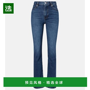 1h可退 香港直邮Frame Denim 女士 Ruler 修身牛仔裤 blue蓝色 舒