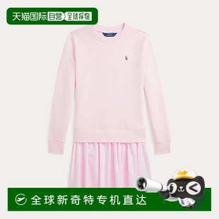 条纹裙摆羊毛连衣裙裙子 欧洲直邮RalphLauren拉夫劳伦