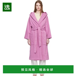 1h可退 香港直邮Tekla 女士 粉色 Terry Hooded 浴袍 HBTH12