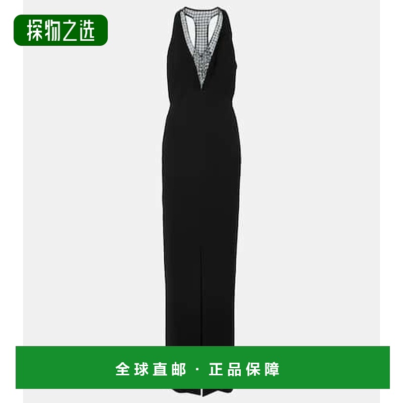 1h可退 香港直邮MaxMara 麦斯玛拉 女士 Secolo 珠片睡裙礼服长裙