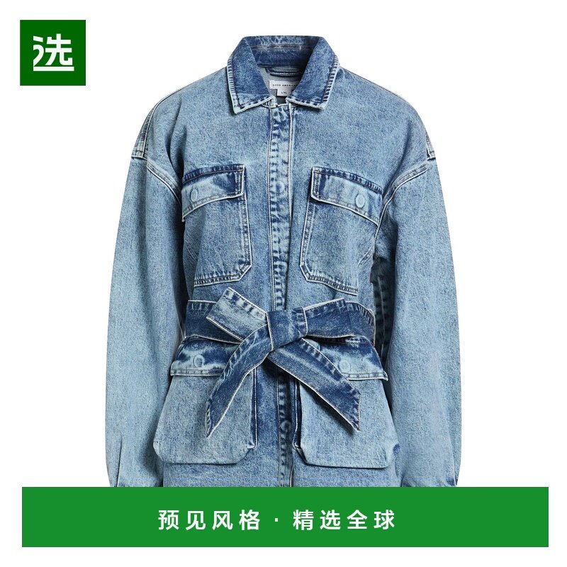 1h可退 香港直邮GOOD AMERICAN 女士 牛仔布夹克 blue蓝色 舒适时,女装/女士精品,风衣,淘宝优惠券,粉丝福利购,淘宝优惠卷