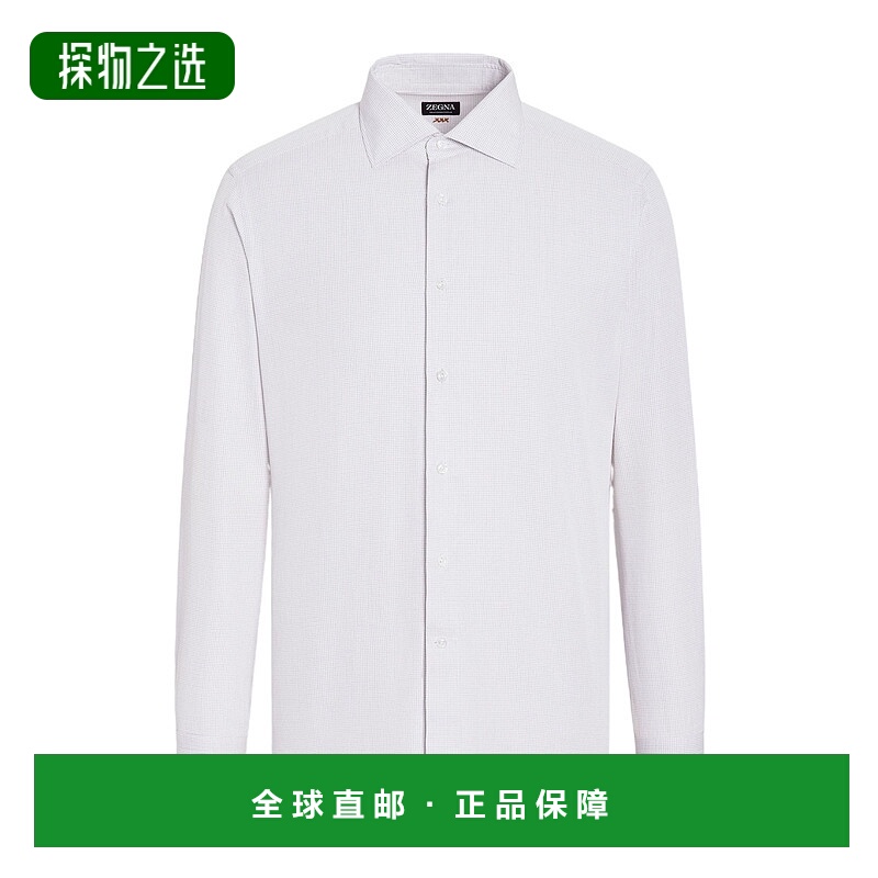 香港直邮Zegna Centoventimila 棉质衬衫 202118A29NS