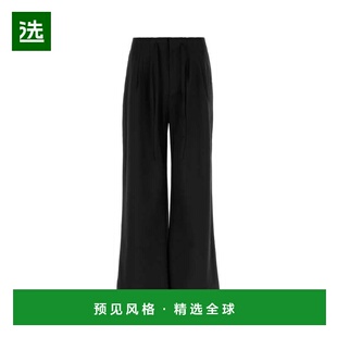 1h可退 香港直邮Entire Studios 女士 黑色弹力棉质裤子 ES2546BW