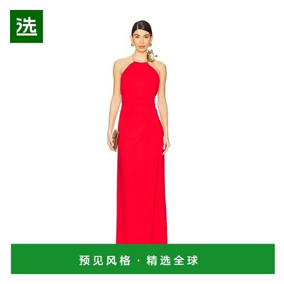 1h可退 香港直邮Rachel Gilbert 女士 Raye 礼服 25FRG62065RED