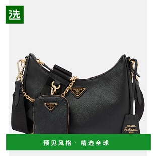 1h可退 香港直邮Prada 普拉达 女士 Re-Edition 2005 小号皮革肩