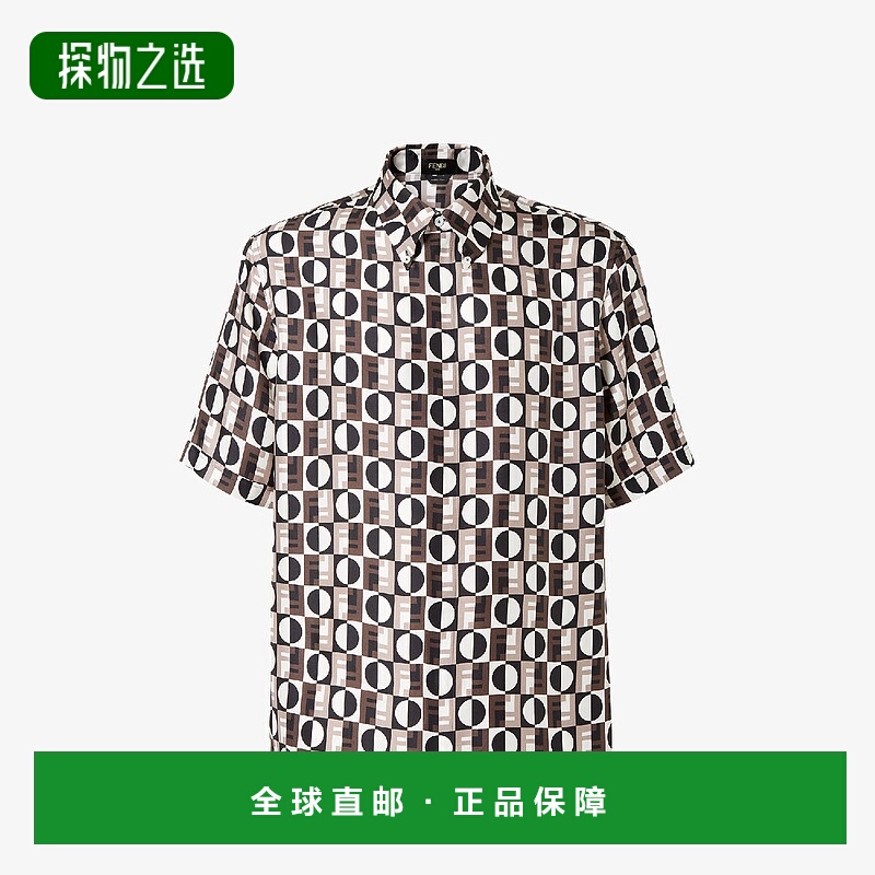 1h可退 欧洲直邮FENDI 芬迪 25秋冬 FS1334AVDMF05AE 男士 短袖衬