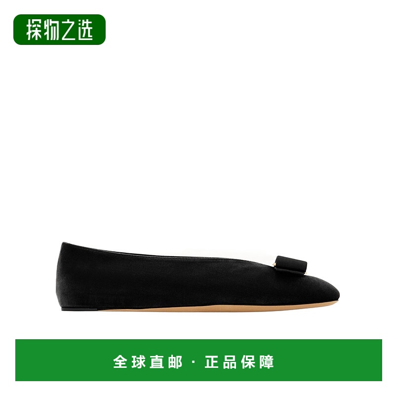 香港直邮Salvatore Ferragamo Vara蝴蝶结芭蕾舞平底鞋 01I780