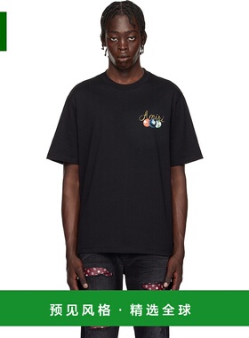 1h可退 香港直邮AMIRI 男士 黑色 Pool Cue T 恤 AMJYTE1135