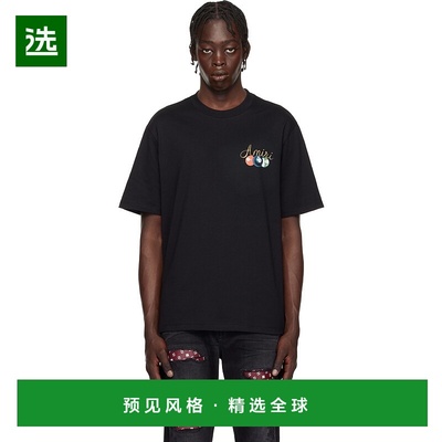 1h可退 香港直邮AMIRI 男士 黑色 Pool Cue T 恤 AMJYTE1135